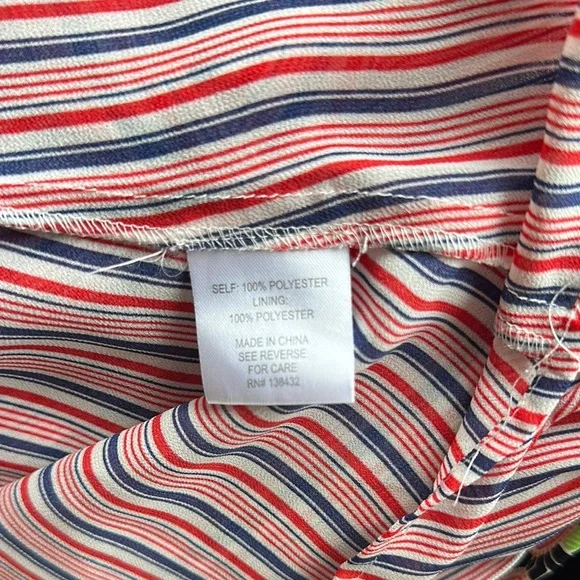 Modcloth Red, White, and Blue Striped Dress Perfect for 4th of July! - Picture 9 of 9